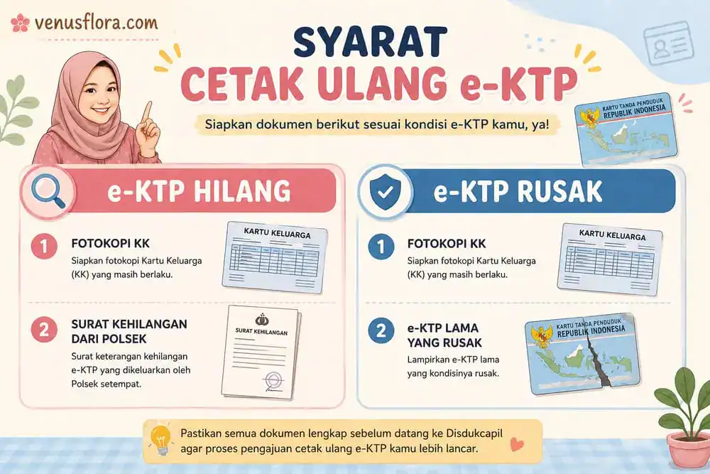 syarat cetak ulang e-KTP