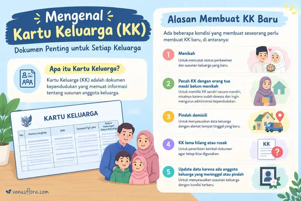 alasan mengurus KK baru